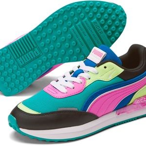 Puma city rider marble sneaker